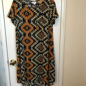 Luluroe Carly Dress. Worn once.